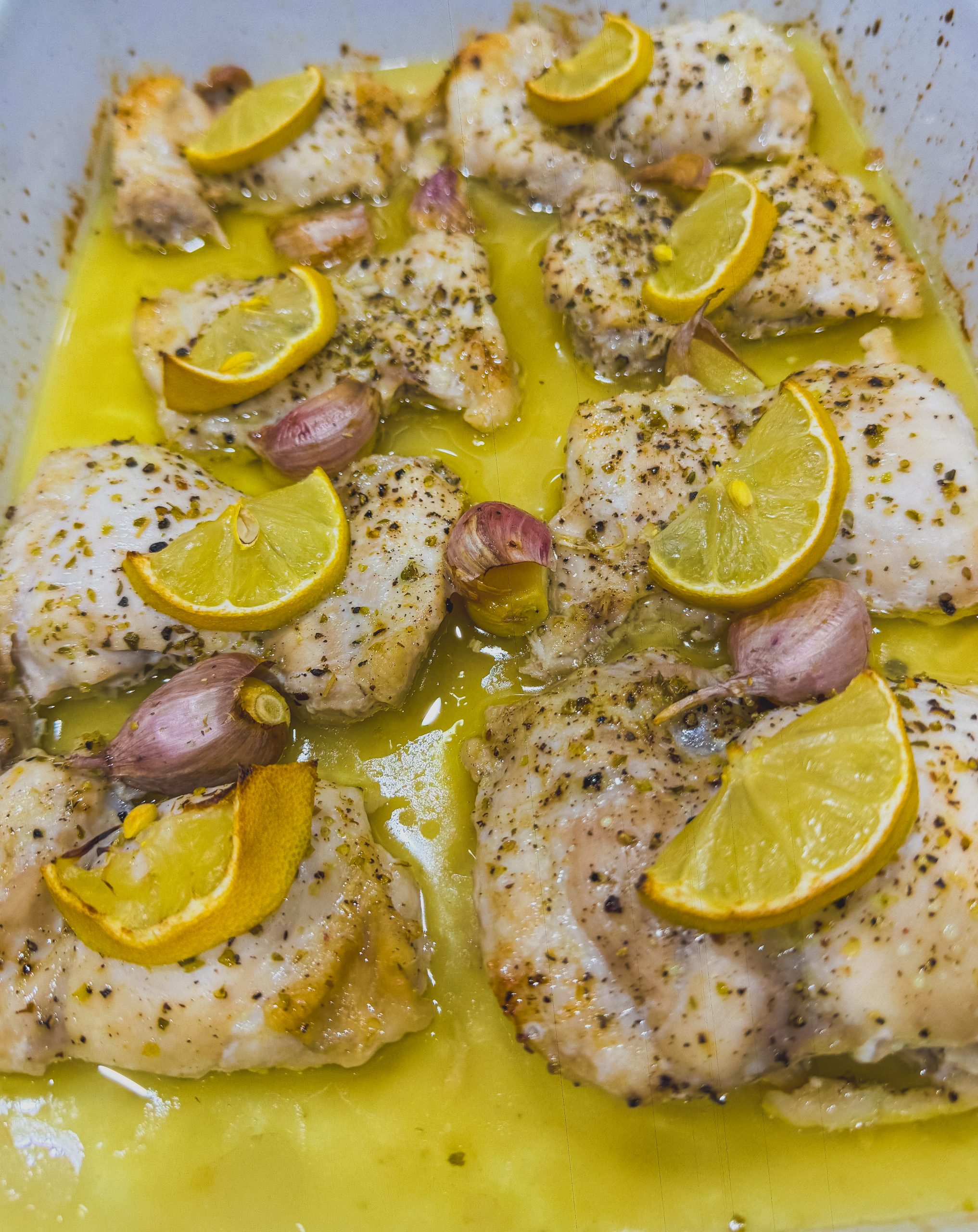Garlic and Lemon Baked Chicken - Rene Wright Nutrition